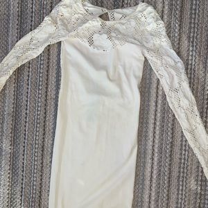 Super stretchy one side bodycon dress